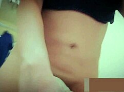 walking naked in uncle's house playing with pussy and tits 😈