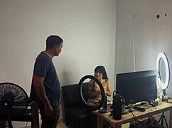 hey, hermanastra caught webcamming, trades sex for brother's silence.