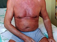 Pervy Papifachero Couldn't Stop Edging All Morning Past Lunchtime, What a Freak!