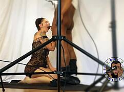 ella's season 4 bts with sloppy blowjob on monster cock