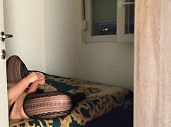 Caught Her Moaning With Huge Dildo