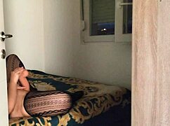 Caught Her Moaning With Huge Dildo