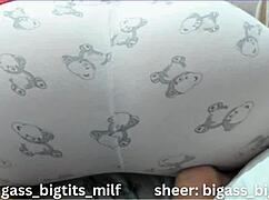 Pajama masturbation with big ass Arab teen