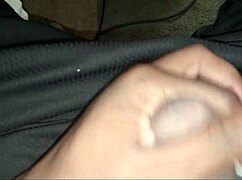 Stroking my small 18+ cock while playing Skyrim