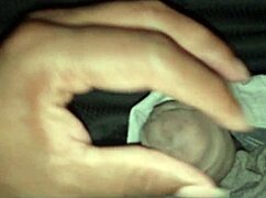 Stroking my small 18+ cock while playing Skyrim