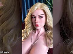 lubby, the gorgeous blonde with huge boobs, shows her hot body in lingerie