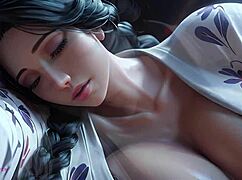 Unohana Retsu uit Bleach betrapt je maar laat je spuiten op haar enorme borsten in POV