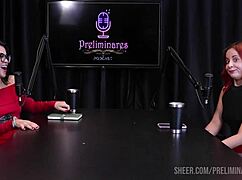 bruna ferrari shares best moments with bia hot in podcast part 2, featuring sheer red outfits and group chats