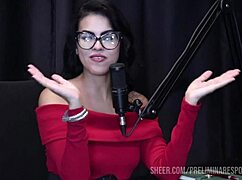 bruna ferrari shares best moments with bia hot in podcast part 2, featuring sheer red outfits and group chats