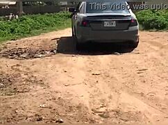 He drove the cheap slut to a cheap hotel for wild sex