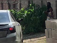 He drove the cheap slut to a cheap hotel for wild sex