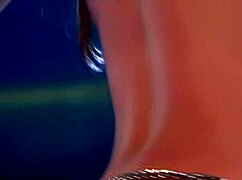 Vicky Vette's shaved pussy takes on thick interracial cock