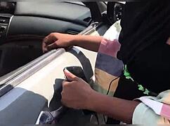 He drove the cheap slut to a cheap hotel for wild sex