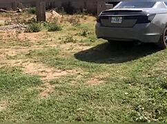 He drove the cheap slut to a cheap hotel for wild sex