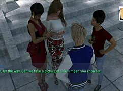 I watched my wife and stepmother play a seductive game at home.