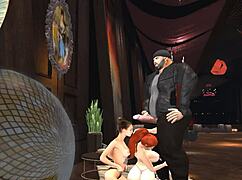 heyward at the strip club gets a lap dance and ends with a facial