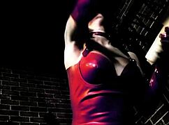 why is this milf into bdsm fetish fucking?