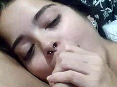 Esposa Submissa Debora Prado Delivers Sloppy Deepthroat Blowjob Every Night Before Bed