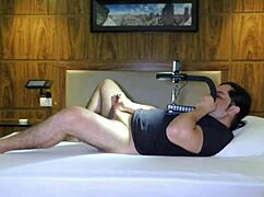 Naughty brunette loves sucking my ass