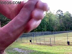 Clitlicker662 performs sloppy outdoor muff diving on naked amateurs in public masturbation session.