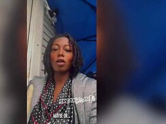 Pregnant Black Slut, Take This Throat Puke Punishment!