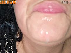 Ever tried swallowing huge cum loads like Millie Fox?