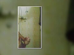 i took a bath and jerked my big cock until i came hard