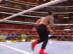 Roman Reigns Battles Cody Rhodes