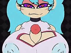 sky teases big tits for titty fuck and cumshot on ass