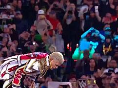 Roman Reigns Battles Cody Rhodes