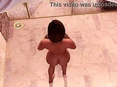 doa-li-f11 g nude bathing shower with big tits