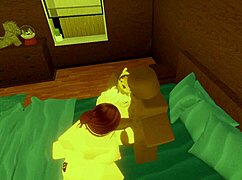Robloxian BBC dominates two snowbunnies in bed