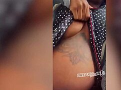 Pregnant Black Slut, Take This Throat Puke Punishment!