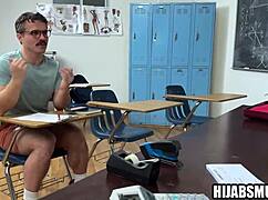 yo, this muslim teacher got banged by american students in a wild foursome!