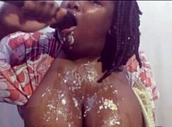 הברזילאית הסקסית החובבנית עושה דיפ תרואט עמוק על זין שחור גדול בסצנה סולו סופטקור