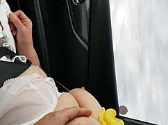 A Little Treat For Voyeurs Flashing Milf