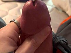 extreme sounding procedure with lots of pre cum