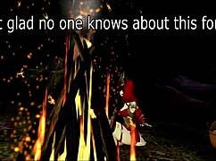 Little Red explores the forest in a furry riding adventure.