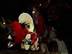 Little Red explores the forest in a furry riding adventure.