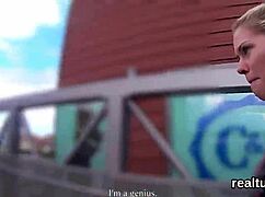 Adorable Czech girl is teased in the supermarket and rode in POV