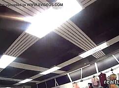 Adorable Czech girl is teased in the supermarket and rode in POV