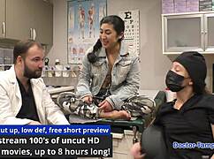 jasmine roses gets intense backstage ass examination by dr tampa
