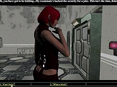 Tammy, the redhead with shaved pussy, gets fucked in the ending