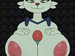 Female Cinderace Gets Beatbanged In Game