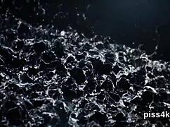 Natural Lesbo Kittens Get Sprayed with Piss and Splatter Wet Slits