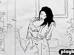 Sophie, remaja kecil sempurna 18+, pose dalam lingerie panas. Bontot montoknya curi perhatian