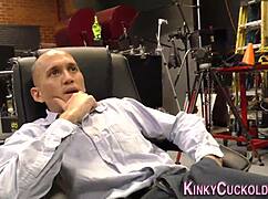 Blonde babe rides bbc with humiliation and cumshot