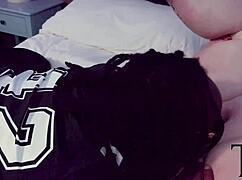 Ssbbw Julie Ginger getting her cheeks clapped by BBC 😍