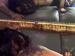 check out this mass of lace and fishnet sextapes with sloppy riding and creampies