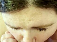 Sexy BBW Poppy Cohen Intensely Sucks Big Cock POV